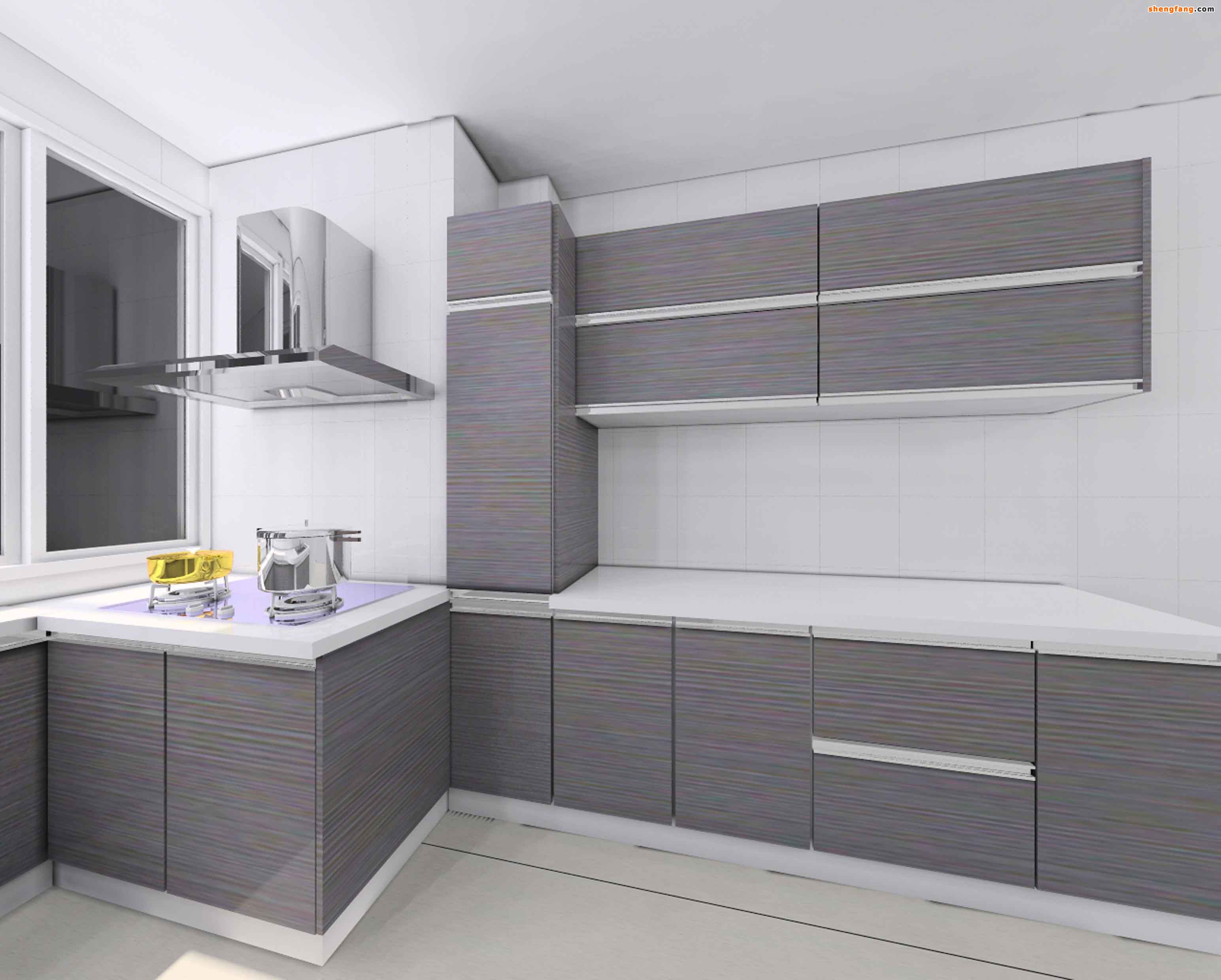极简+高级灰，2020年流行的轻奢厨房橱柜设计|空间|家装设计|半条鱼安琪 - 原创作品 - 站酷 (ZCOOL)