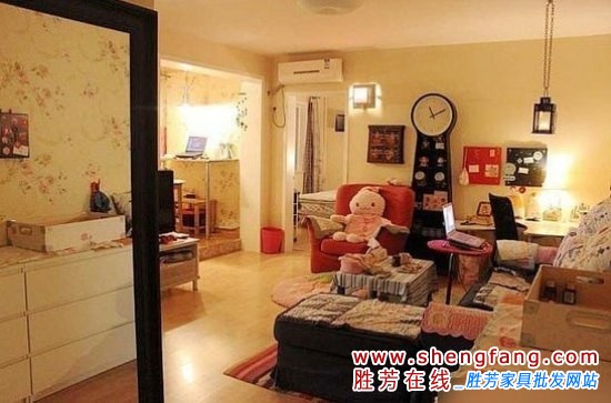 5万60平小户型设计 萌翻一切宅男