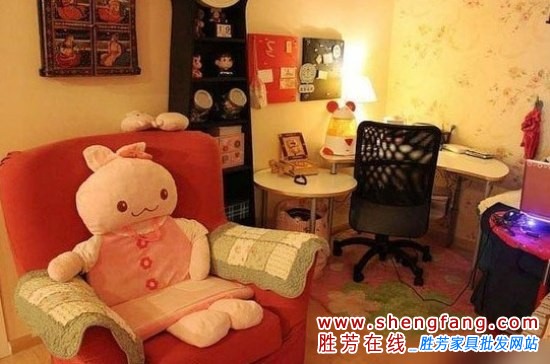 5万60平小户型设计 萌翻一切宅男