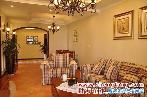 网购达人的省钱家 90平美式风设计