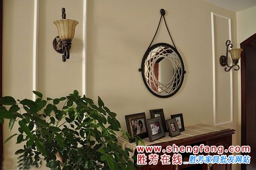 网购达人的省钱家 90平美式风设计