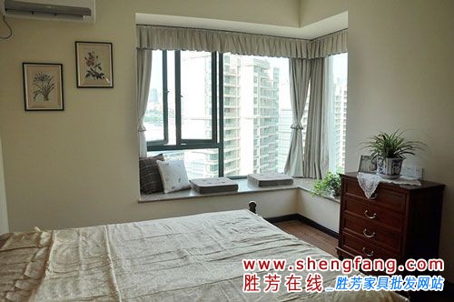 网购达人的省钱家 90平美式风设计