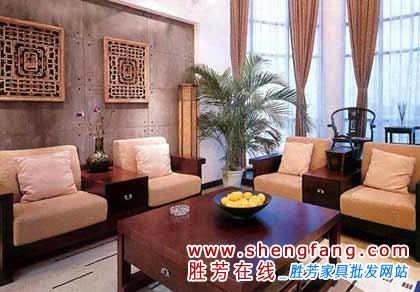 中式客厅装修效果图 混搭中式元素正成为时尚