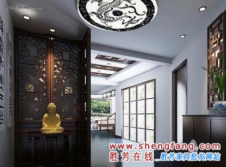 中式客厅装修效果图 混搭中式元素正成为时尚