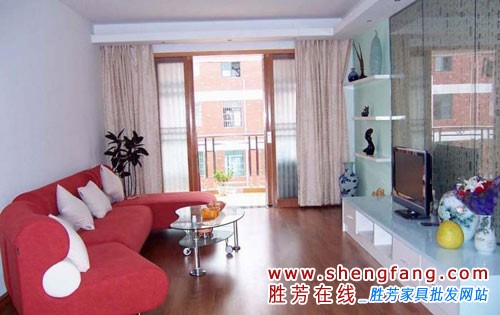 三室一厅装修效果图 文艺清新家居