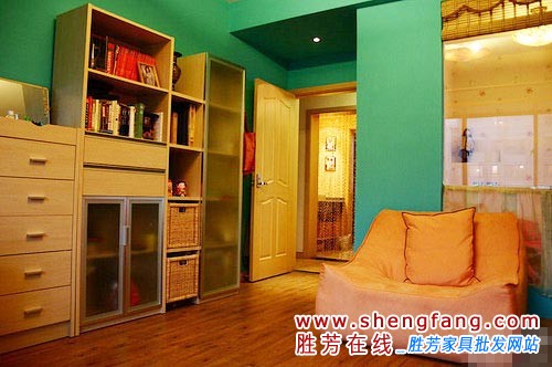 三室一厅装修效果图 文艺清新家居