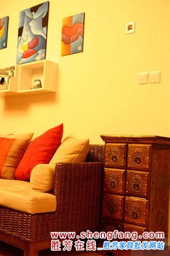 三室一厅装修效果图 文艺清新家居