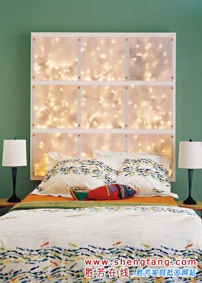 创意床头背景 让您的卧室更有气质