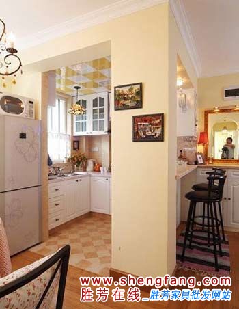 浪漫80平米欧式二居室婚房欣赏