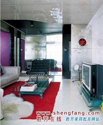 客厅装修案例 小户型工薪族装修的美家设计