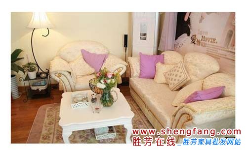 80平米浪漫欧式两居室欣赏