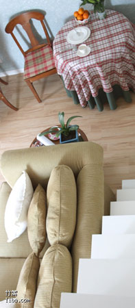 清新自然的美式单身公寓装修方案