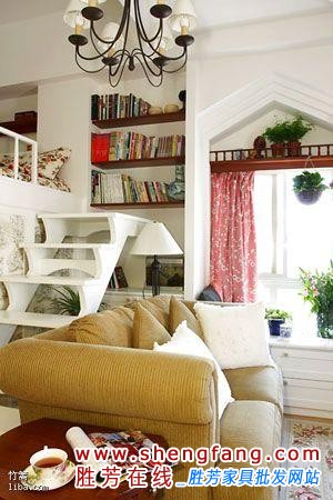 清新自然的美式单身公寓装修方案