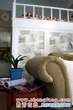 清新自然的美式单身公寓装修方案