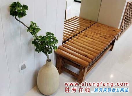 分享几款质朴的家居玄关鞋柜案例