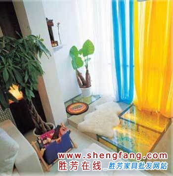 浪漫的飘窗 让家更温暖的感觉