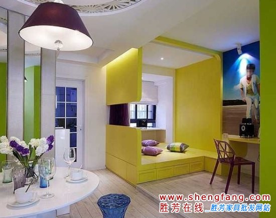 活色生香的90平米浪漫婚房装修