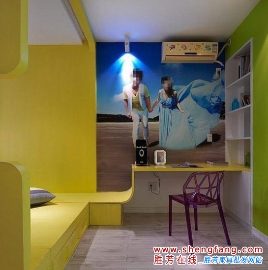 活色生香的90平米浪漫婚房装修