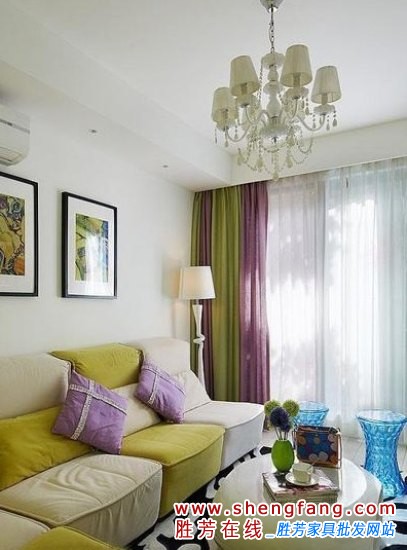 活色生香的90平米浪漫婚房装修