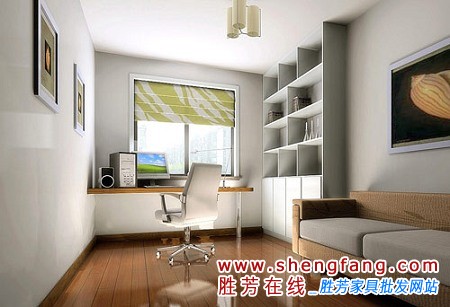 经典舒适书房案例