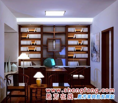 经典舒适书房案例