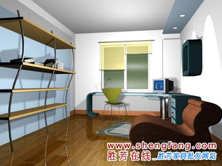 经典舒适书房案例