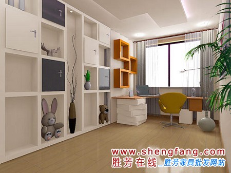 经典舒适书房案例