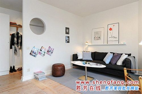 50平米小户型清爽装修方案