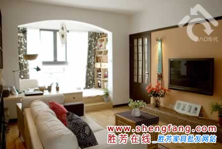 80后的纯白温馨小户型装修