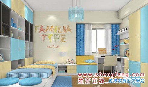 创造宝贝欢乐家园 五种儿童衣柜设计欣赏 