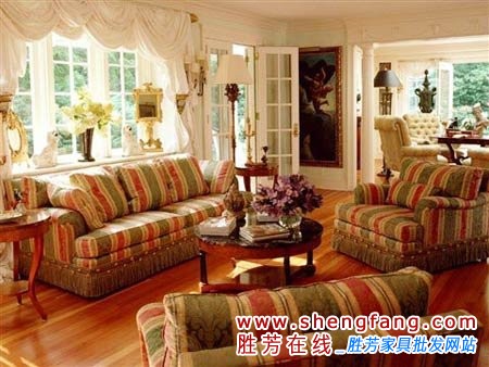 真心浪漫的法式客厅