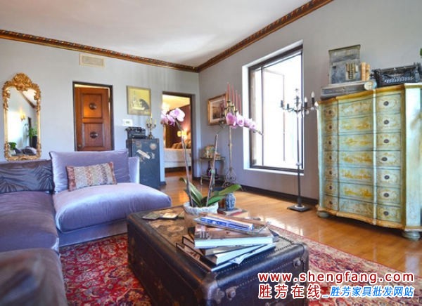 美式装修出的一室一厅效果