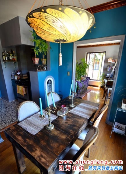 美式装修出的一室一厅效果