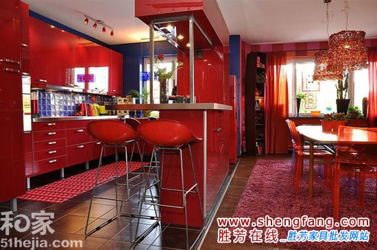 红色诠释个性家居,装饰装修,家具资讯,胜芳在线