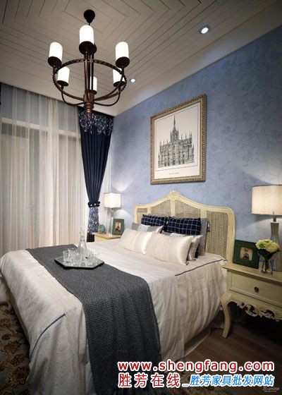 85㎡地中海风格样板间欣赏