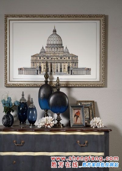 85㎡地中海风格样板间欣赏