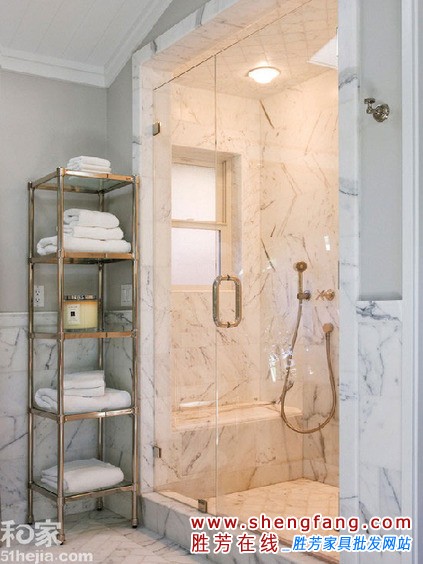 大理石打造奢华卫浴间