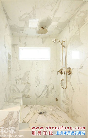 大理石打造奢华卫浴间