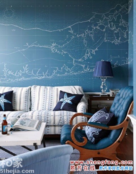 欧式地中海风格客厅欣赏