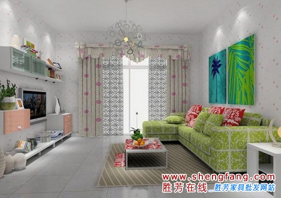 突显青春风格的客厅设计