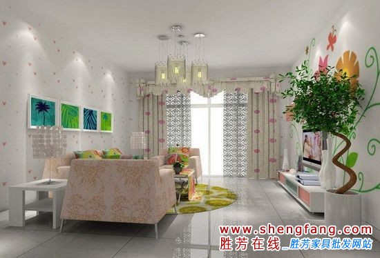 突显青春风格的客厅设计