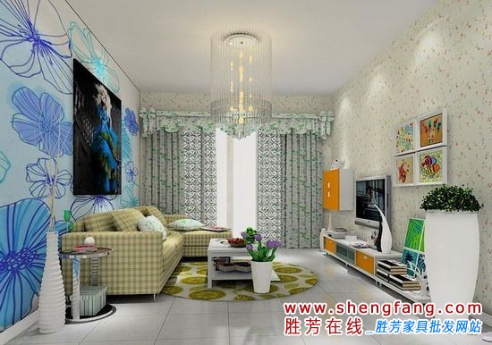 突显青春风格的客厅设计