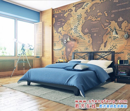 卧室壁纸的设计欣赏