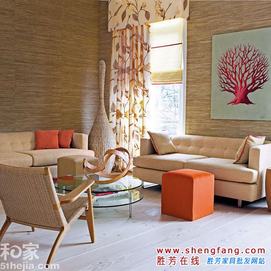 精彩布艺沙发搭建舒适的客厅空间