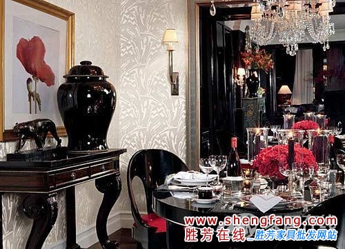 复古风格的优雅公寓欣赏