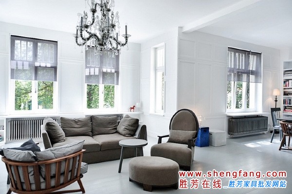 素色家居空间装修效果图