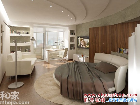 十款大气卧室床装饰欣赏