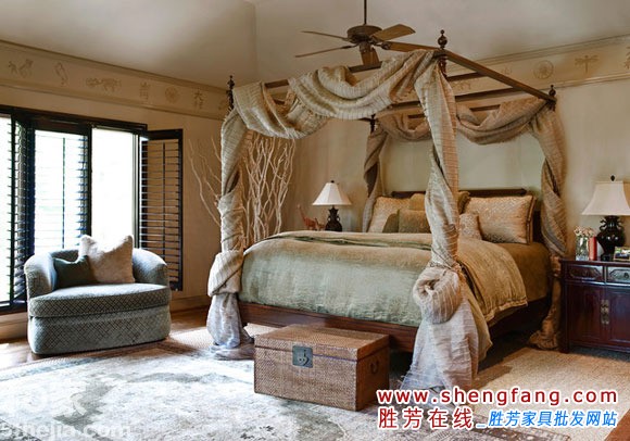 十款大气卧室床装饰欣赏