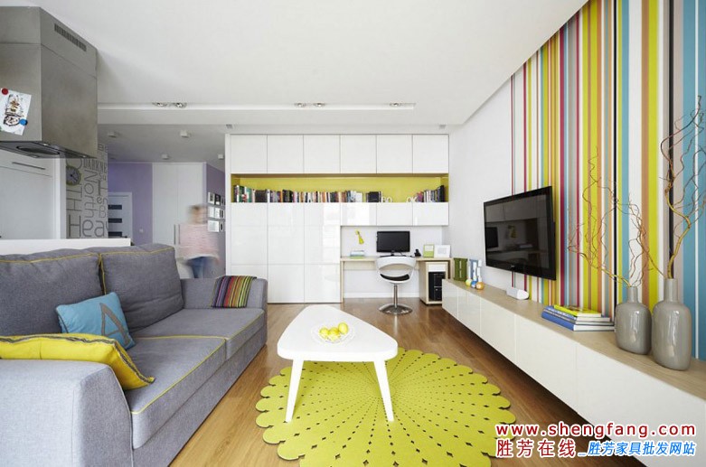 波兰充满活力的公寓装设欣赏