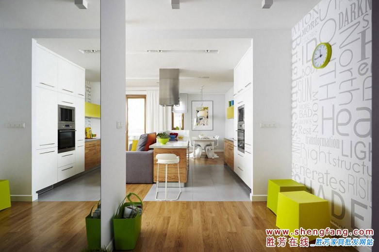 波兰充满活力的公寓装设欣赏